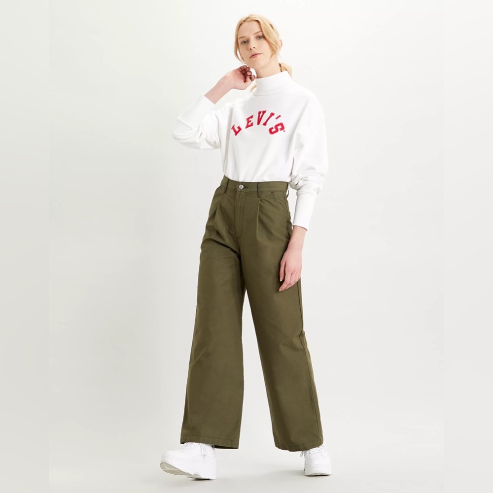Levis Womens Pleated High Loose Pants